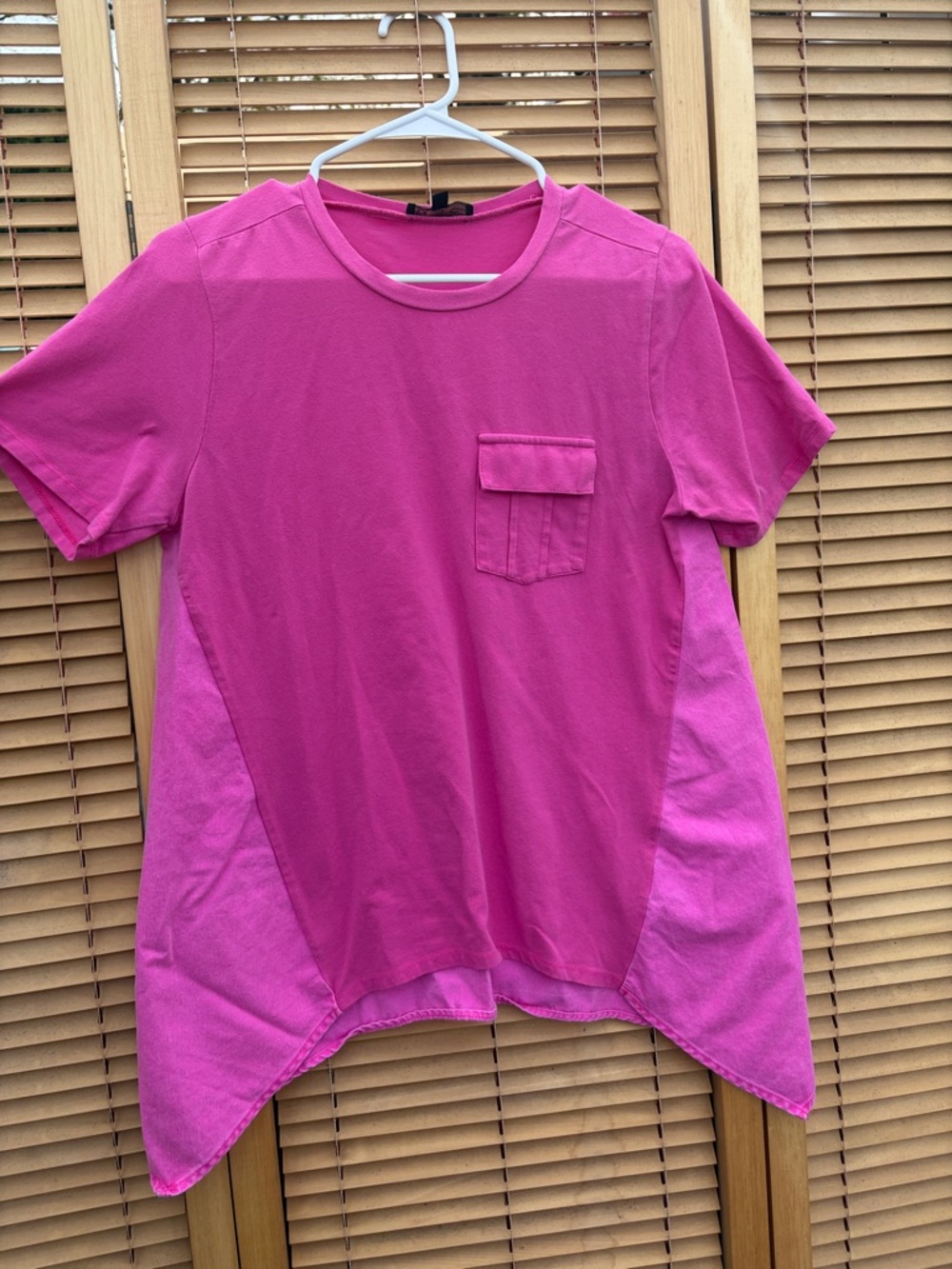 DG2 by Diane Gilman Hot Pink Short Sleeve Tee